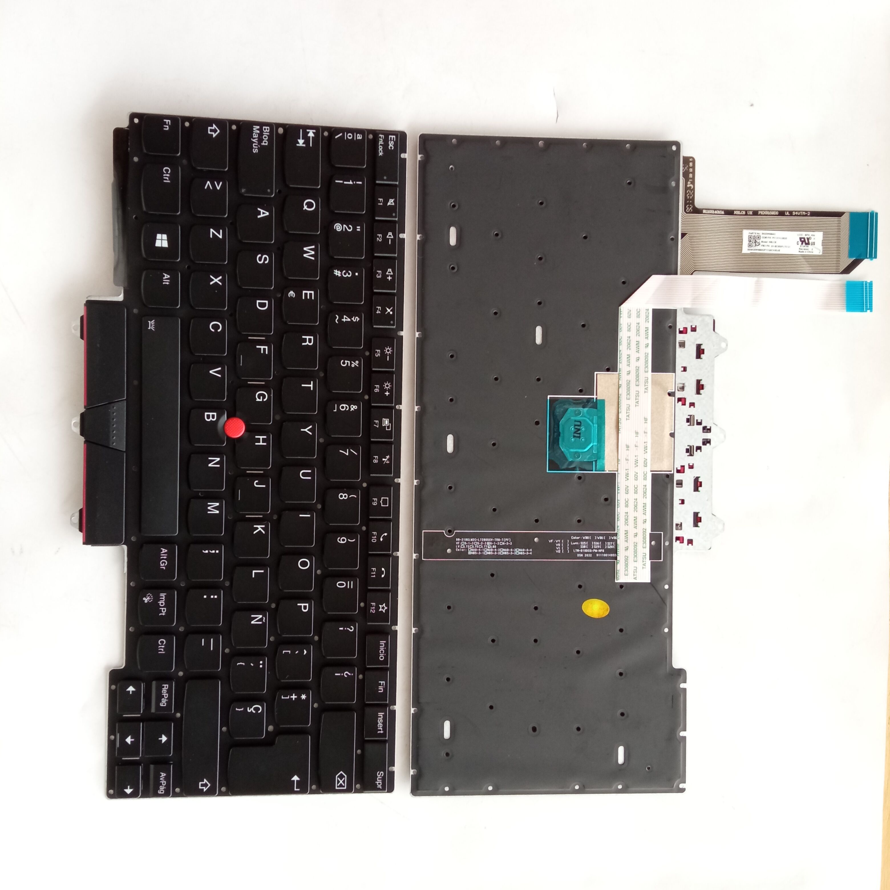 Picture of New Replacement Laptop Keyboard For IBM E14 second generation/E14 GEN2 BLACK With Point Backlit (OEM) SP Layout